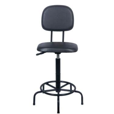 Imagem de Cadeira Caixa Alta L Duplo Regulagem Altura Base Ferro Fixa - Sintonia