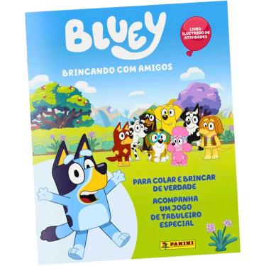 Imagem de Álbum de Figurinhas Bluey Brincando C Amigos Brochura Panini