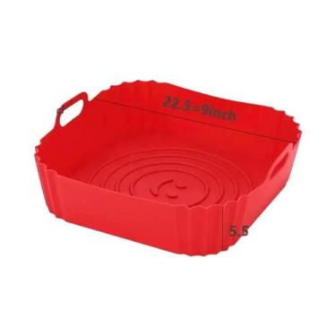 Imagem de Forro De Silicone Reutilizável Para Airfryer, Acessórios Para Assadeir
