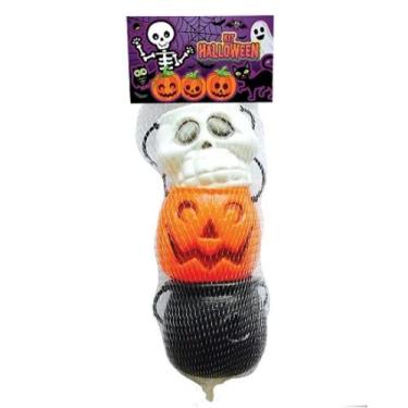 Imagem de Kit De Balde Kids Halloween 3 Un - Brasilflex