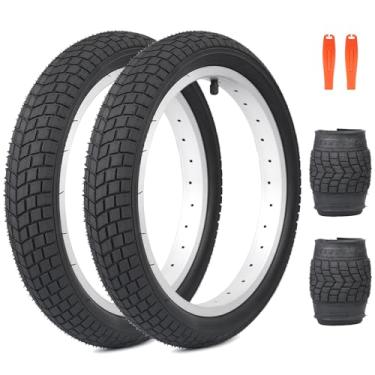 Imagem de ZUKKA 12/14/16 x 2,125 pneu de bicicleta infantil pneu de substituição dobrável para bicicleta infantil MTB Mountain Bike