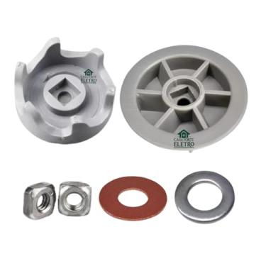 Imagem de Kit 2 Und Copo Reforçado + Motor + Arruelas p/Cadence Robust OLIQ605, OLIQ610, OLIQ619, OLIQ601, OLIQ606, Full Power 1400, LIQ415, INSPIRE LIQ361, LIQ366, LIQ400, ROBUST LIQ411