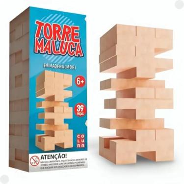 Imagem de Torre Maluca, Coluna, 39 Peças, Madeira