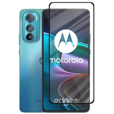 Imagem de [GL CASES] Pelicula Moto Edge 30 Anti Risco Película Motorola Edge 30 De Vidro Temperado 3D 9H Proteção Com Cobertura Total Da Tela + Kit Limpeza Para Aplicação Livre De Bolhas