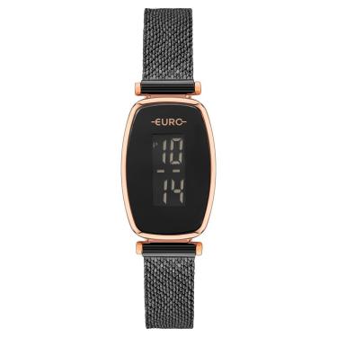 Imagem de Relógio Euro Feminino Fashion Fit Glam Preto - Eujhs43aac-4p Relógio Euro Feminino Ff Glam Preto - Eujhs43aac-4p