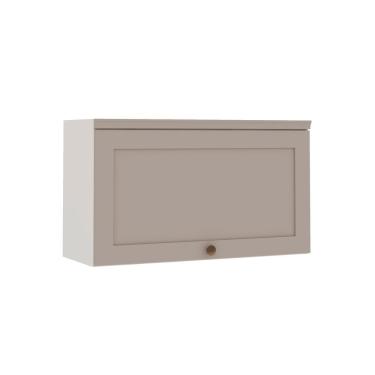 Imagem de Armário De Cozinha Genialflex Iluminata 1 Pt 80 Cm Bco Fendi