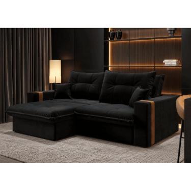 Imagem de Sofá-cama Ipanema  3 Lugares  Suede 200cm