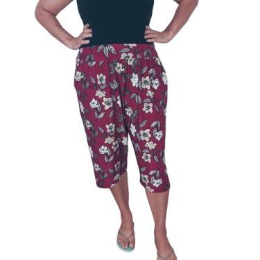 Imagem de Bermuda Feminina Estampada em Malha Fria - Conforto, Estilo e Leveza -