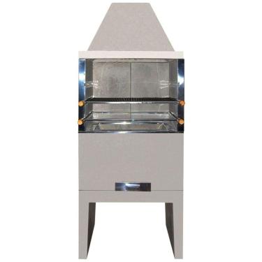 Imagem de Churrasqueira De Concreto Pré-moldada Com 74cm Lisa Prolongada - 1000034 - Atacadao Lazer