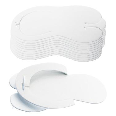 Imagem de Chinelo Eva Descartável Salão Pedicure Spa Branco, 10 Pares