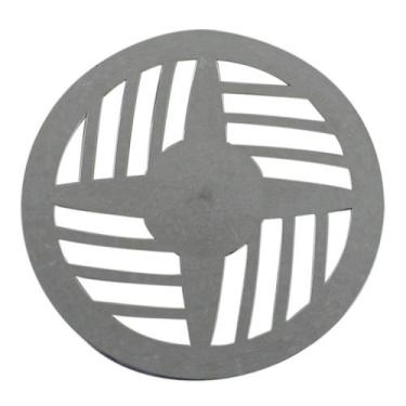 Imagem de Grelha Redonda com Diâmetro de 9,7cm em Abs Cromado Modelo Ii Astra