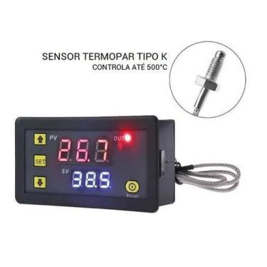 Imagem de Controlador de Temperatura Termostato W3230 para Alta Temperatura - Ro