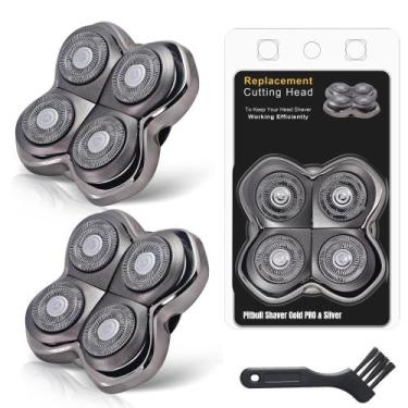 Imagem de Pacote com 4 cabeças de reposição para Sk*l Pitbulls Gold/Silver - DRE