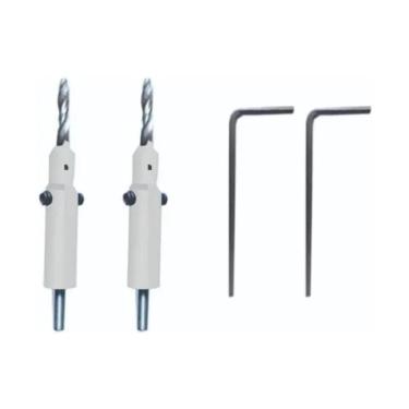 Imagem de 2 Pç Escareador De Widea Mdf Madeira 2,5 X 8Mm Haste 7Mm