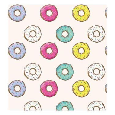 Imagem de Papel de Parede Decorativo Infantil Donuts - Adesivo Autocolante 3M - 