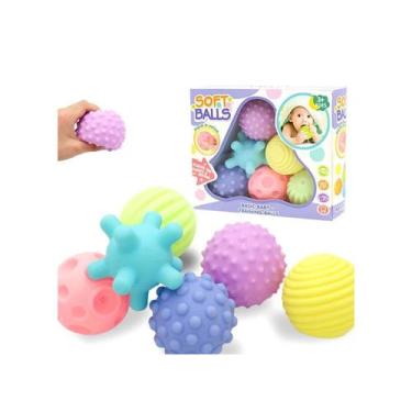 Imagem de Conjunto de bolas sensoriais para bebês - Lightbek Official Store