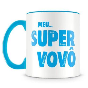 Imagem de Caneca Personalizada Meu Super Vovô - Porcelana Brilhante com Estampa 