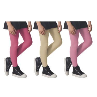 Imagem de Kit 3 Meias Calças Selene Inverno Fio 80 Infantil