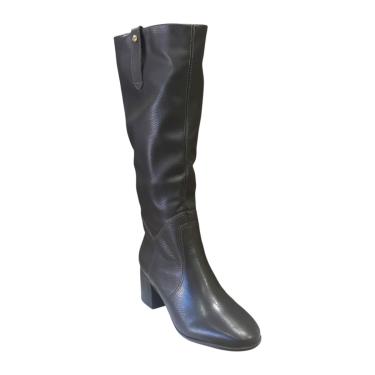 Imagem de Bota Feminino Bottero Couro Cano Alto Marrom Escuro 347806-2