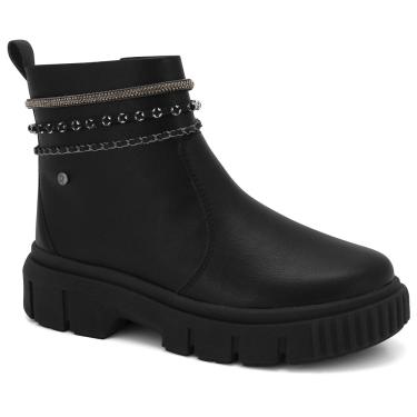 Imagem de Bota Feminina Cano Curto Preto Ramarim 2499105-0001