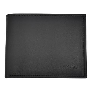 Imagem de CARTEIRA MASCULINA COURO SLIM PEQUENA FASOLO K656 PRETA Cor:Preto;Tamanho:Único;Gênero:Homem