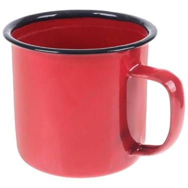 Imagem de Caneca Esmaltada Retro 150ml Vermelha Café Chá Vintage