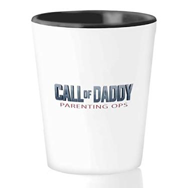 Imagem de Copo de shot Dia dos Pais 34 g - Call Of Daddy Parenting Ops - Awesome Birthday Gamer Dad Best Fathers Day
