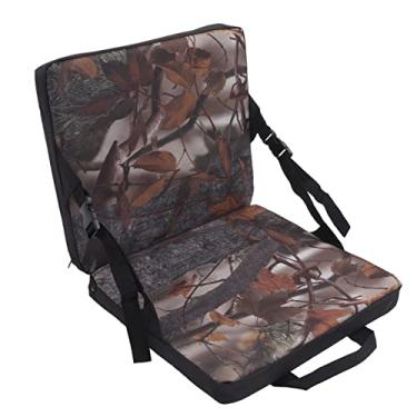 Imagem de Almofada dobrável Almofada para cadeira dobrável Almofada de assento portátil com alça Tecido Oxford grosso e confortável para viagens ao ar livre, caminhadas, piquenique,