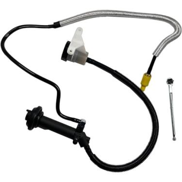 Imagem de Tiny Force Kit de montagem de cilindro mestre de embreagem e linha escrava compatível com Ford F-150 F-250 4.2L 4.6L Heritage FX2 STX XL XLT XTR STX Flotillera Lariat