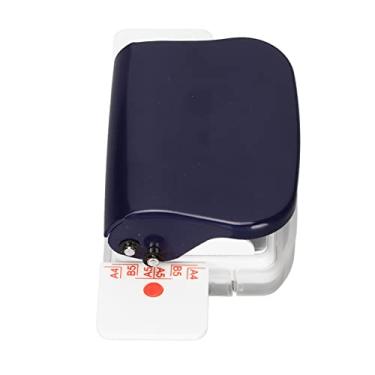 Imagem de GLOGLOW Mini Máquina de Perfuração de Papel de Liga de Aço, Perfuradores de 5 Folhas, Bom para Flipcharts A5, Organizador de Casa e Escritório (Azul)