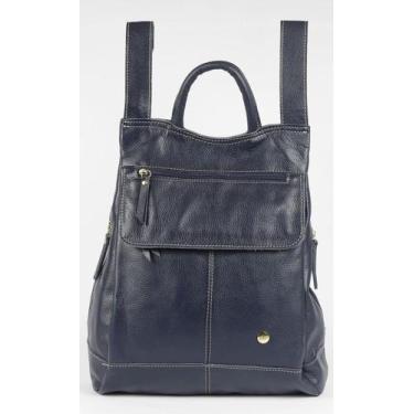 Imagem de Mochila Feminina luxo Viagem Anti Furto Notebook em Couro Legitimo - B