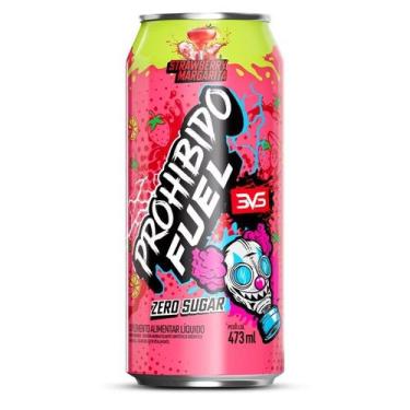 Imagem de Prohibido Fuel Pré-Treino Drink (473ml) - Sabor: Strawberry Margarita 