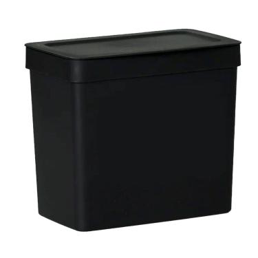 Imagem de Lixeira 5 L Com Tampa Cozinha Pia Bancada Branco