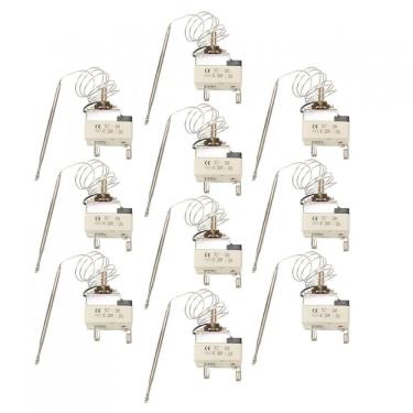 Imagem de Kit Termostato Haste Longa Forno Elétrico - 10 Peças Metálico Bivolt