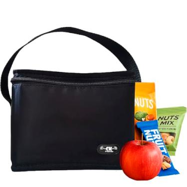 Imagem de Bolsa Térmica Pequena Preta 2 Litros Para Marmita E Lanches