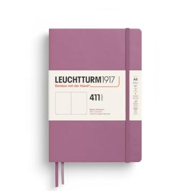 Imagem de LEUCHTTURM1917 Caderno 372921 411 médio (A5), capa dura, 411 páginas numeradas, rosa empoeirada, simples, mais ideias, mais memórias, mais páginas
