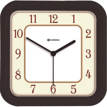 Imagem de Relógio De Parede Eurora Ref: 6548-145 Preto Quadrado
