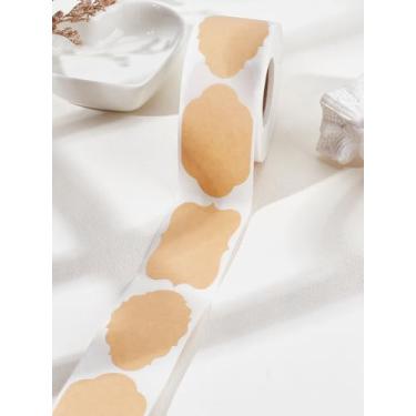 Imagem de 300 peças adesivos de etiqueta de papel kraft, etiquetas de presente, adesivos de formas mistas, decalques autoadesivos para capacetes rígidos de laptop, pacote de scrapbooking, prêmios de sala de