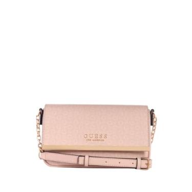 Imagem de GUESS Bolsa tiracolo feminina com logotipo Marva Factory