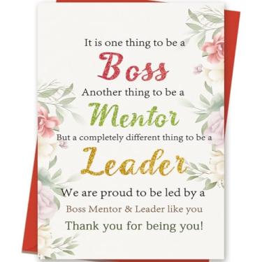 Imagem de Mcduldul Bosses Day Cards Gifts for Women Men | Cartões engraçados de agradecimento para chefe mentor líder