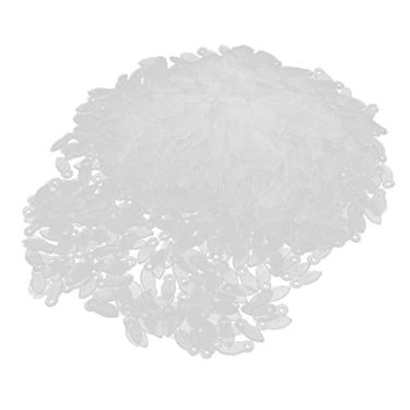 Imagem de barenx Lotes 1000 porta-retratos de plástico transparente com bordas e botões de virar, moldura espelhada traseira para quadro traseiro, acessórios de fixação com botão giratório