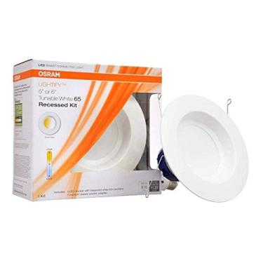 Imagem de OSRAM 73742 SYLVANIA SMART+ ZigBee ajustável branco RT 5/6 kit de iluminação embutida, funciona com SmartThings e Amazon Echo Plus, Hub necessário para Amazon Alexa e Google Assistant