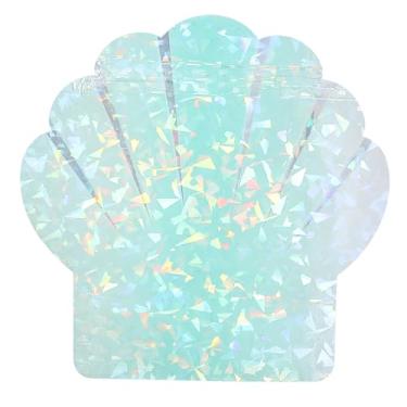 Imagem de Sariiraw 30 peças de sacos de concha para lembrancinhas de despedida de solteira, bolsa de pé para kits de ressaca temas de praia, 15 x 15 cm