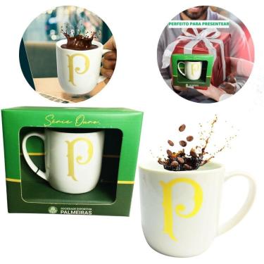 Imagem de Caneca Xícara Porcelana Branca Básica 300Ml Reforçada Time