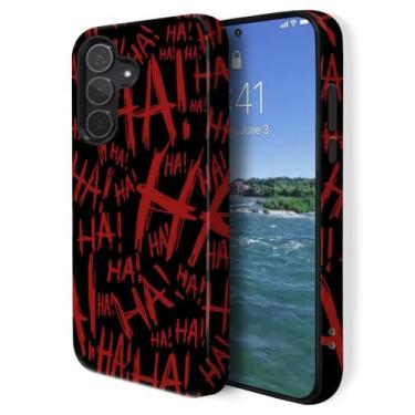 Imagem de GUYBFADFG Capa compatível com Samsung Galaxy A16 5G, proteção de camada dupla à prova de choque, capa de telefone resistente, Joker Laughter