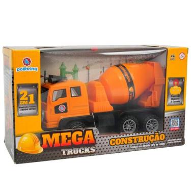 Imagem de Carrinho Controle Remoto Construção Betoneira Polibrinq