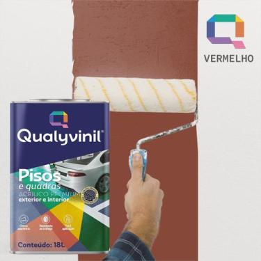 Imagem de Tinta Acrilica Premium Extra Pisos e Quadras Lata 18lts- Cores Qualyvi