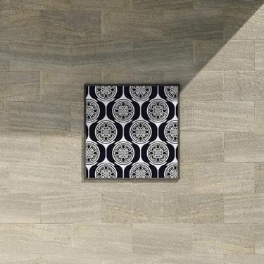 Imagem de Ladrilho Decorativo Cerâmica Com Estampa Elegante Para Pisos E Paredes