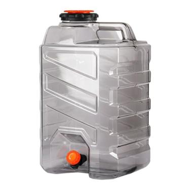 Imagem de rockible Camping Water Container Tanque de água Transferida de vazamento com jarro de para busca de para churrasqueiro Atividades ao ar, 28 L