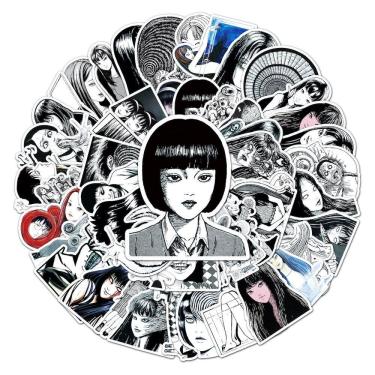 Imagem de Adesivo Anime Tomie vs Tomies em vinil, desenho animado, 50 unidades